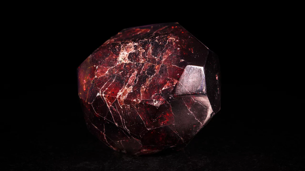 Garnet rock