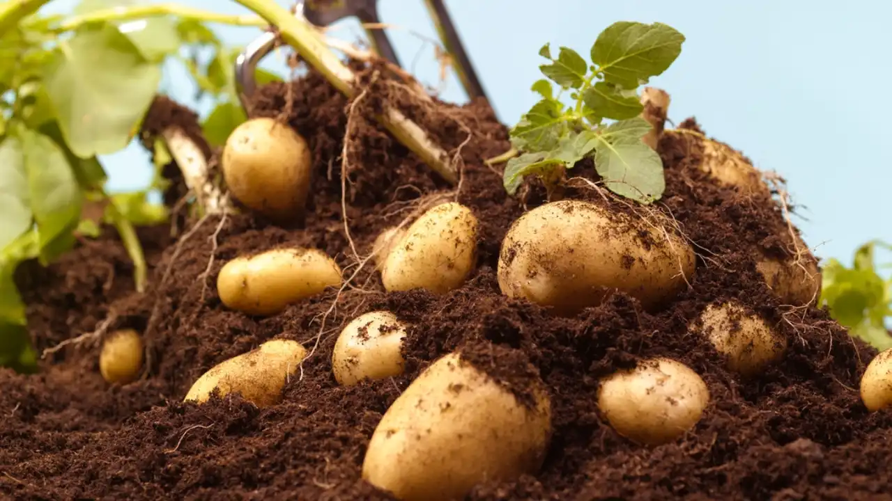 Growing potato