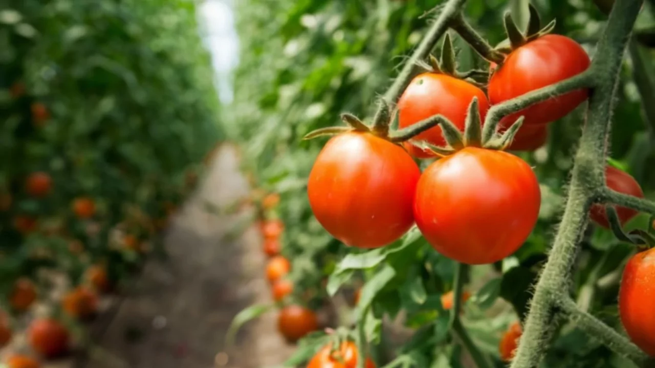 Harvesting the Tomatoes