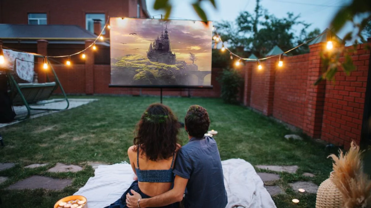 How to Project a Movie Outside Without a Projector