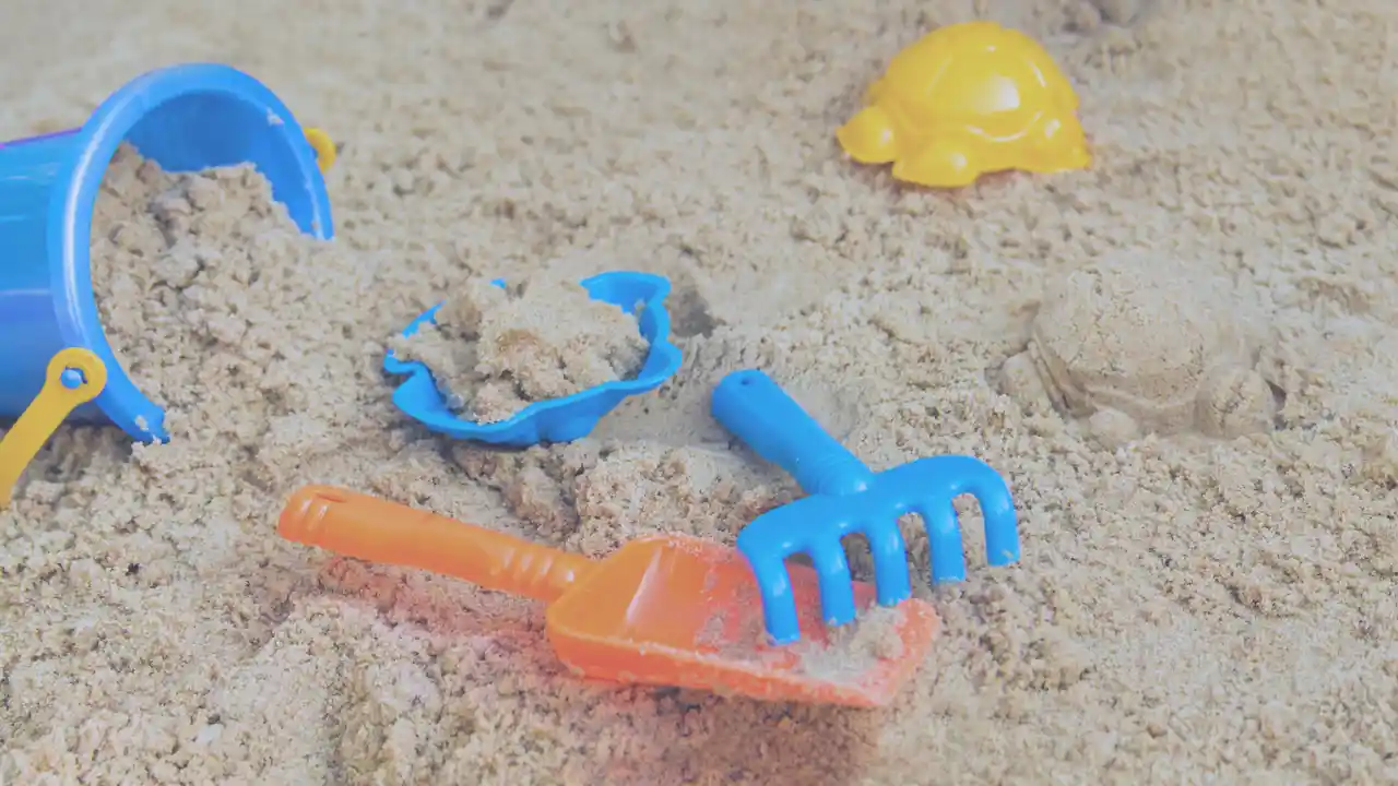 Remove the toys from your sandbox 1