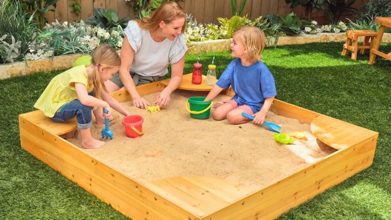 Sandbox cleaning steps