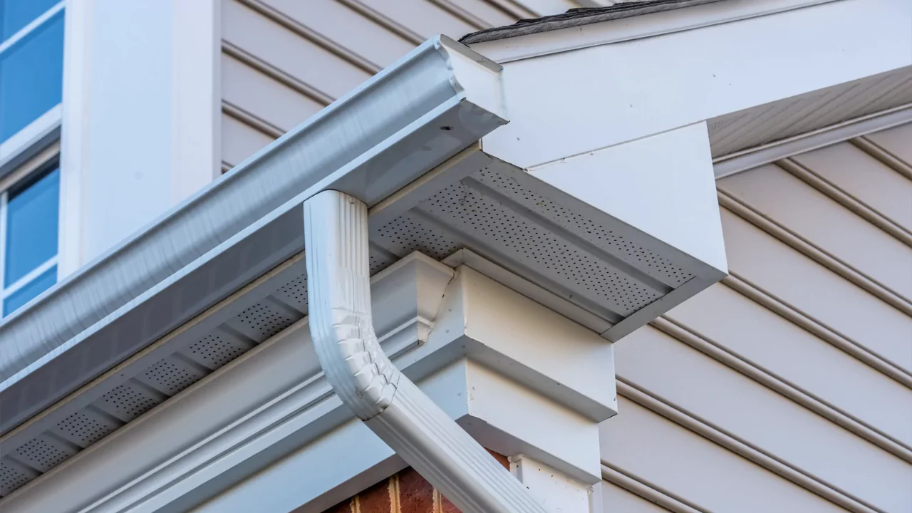 Vinyl gutters