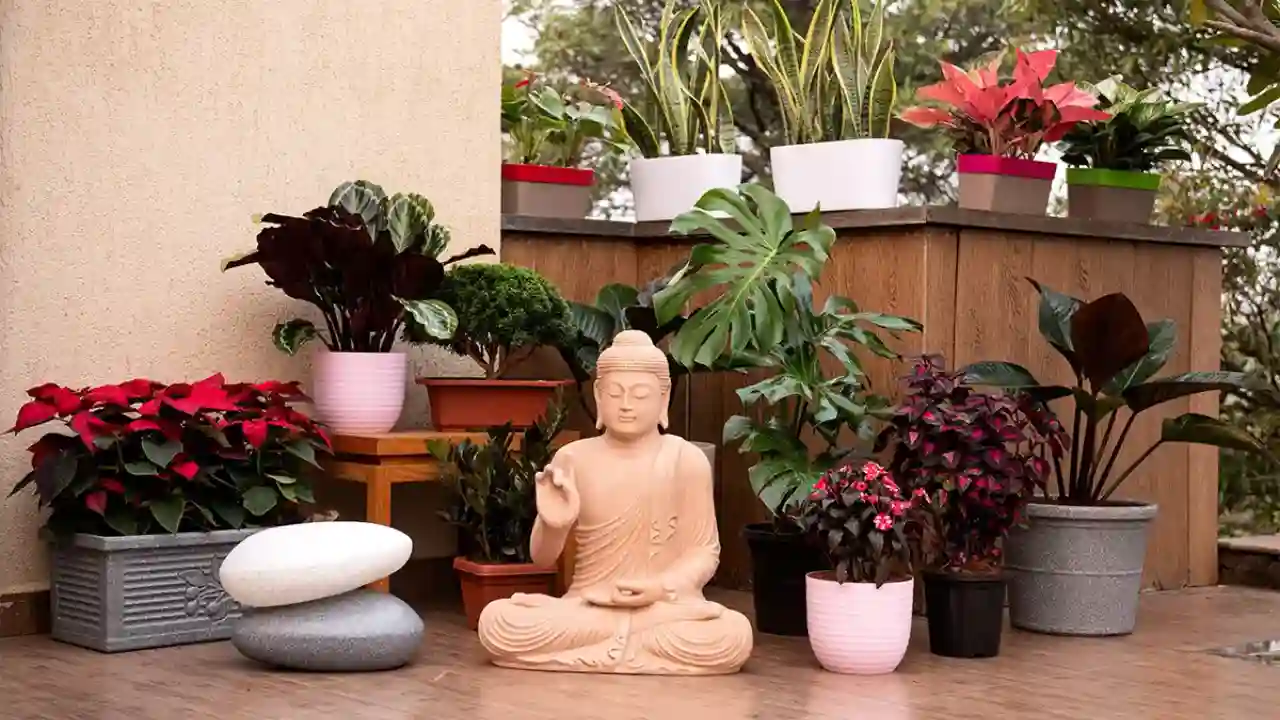 pots planters and stands