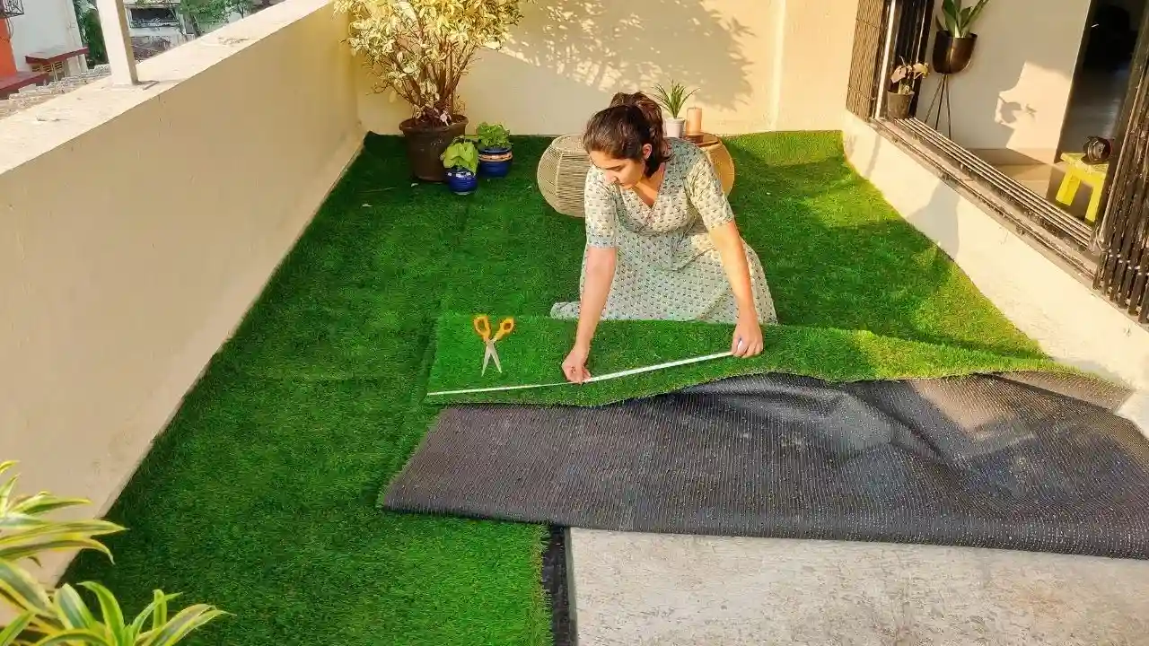 Artificial grass for backyard