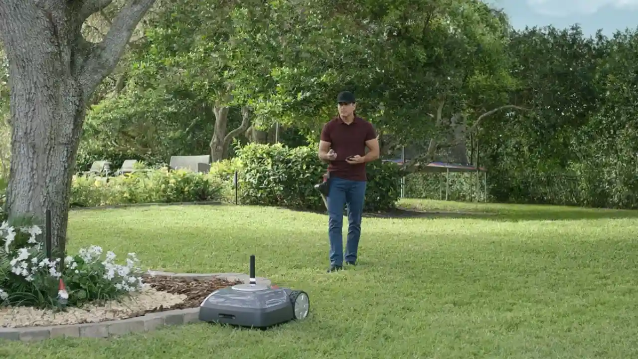 Backyard robot mower