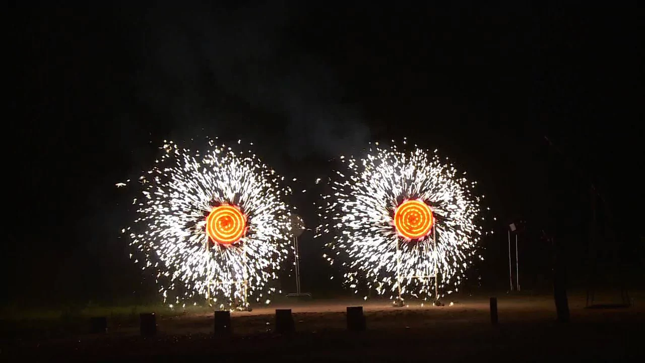 Catherine wheel fireworks