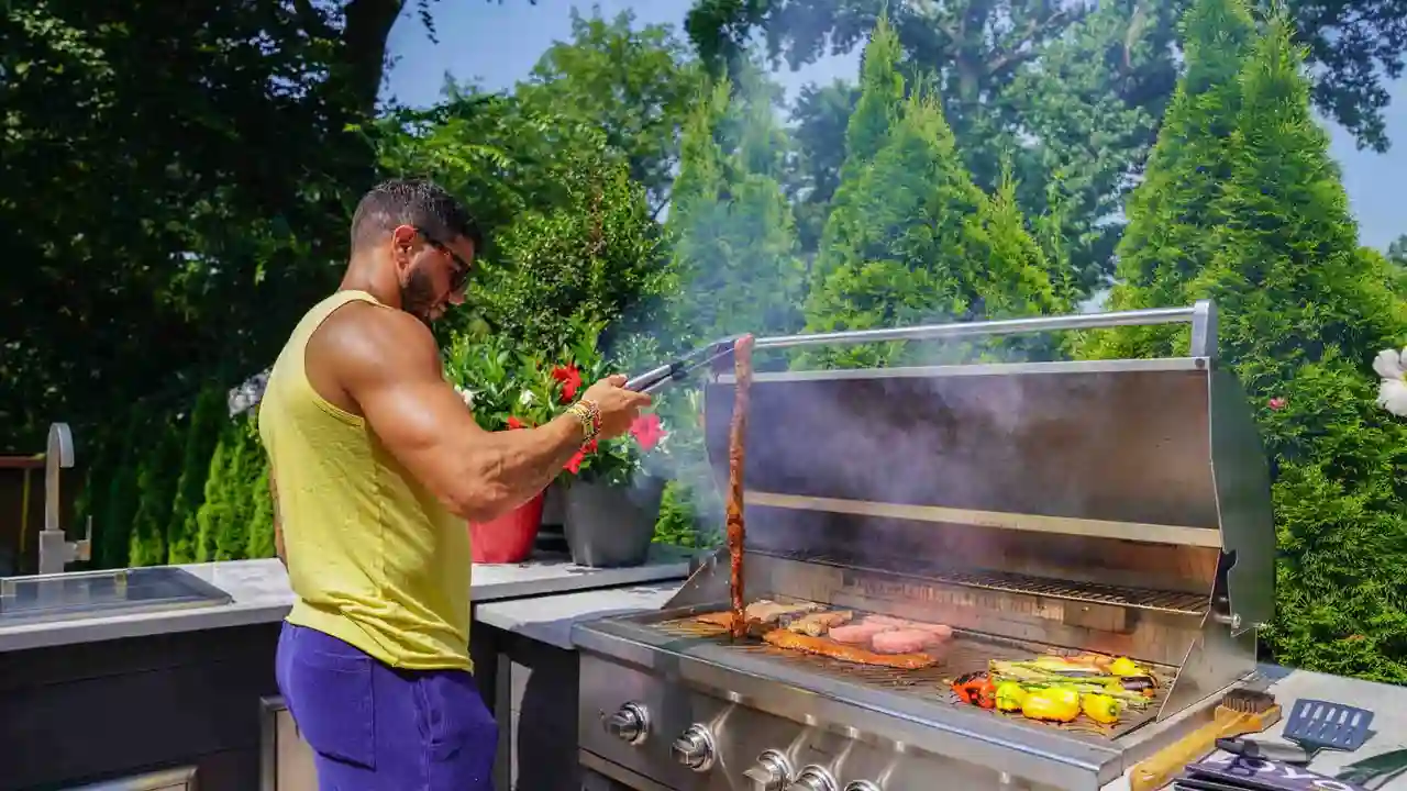 Create A BBQ Or Outdoor Kitchen Area