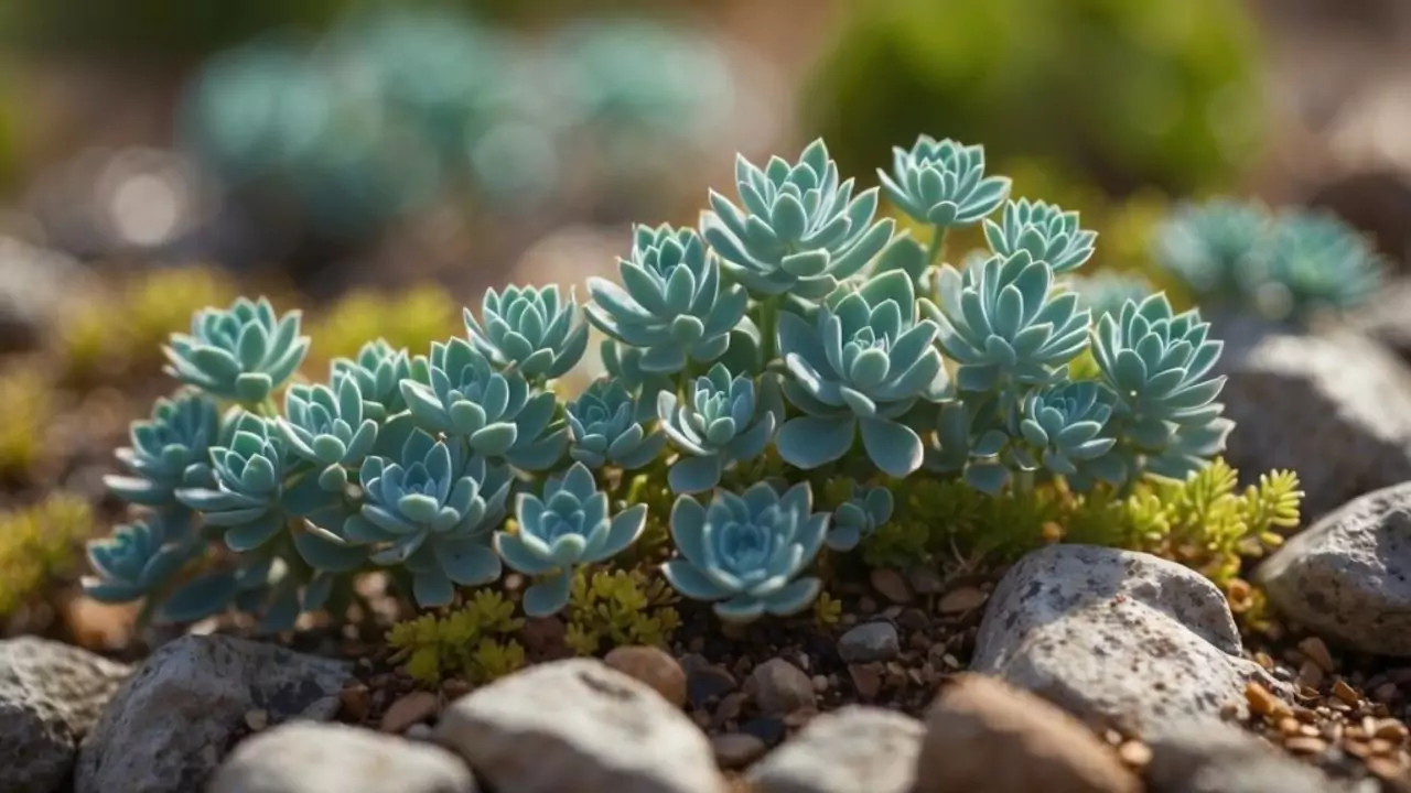 Creeping blue sedum