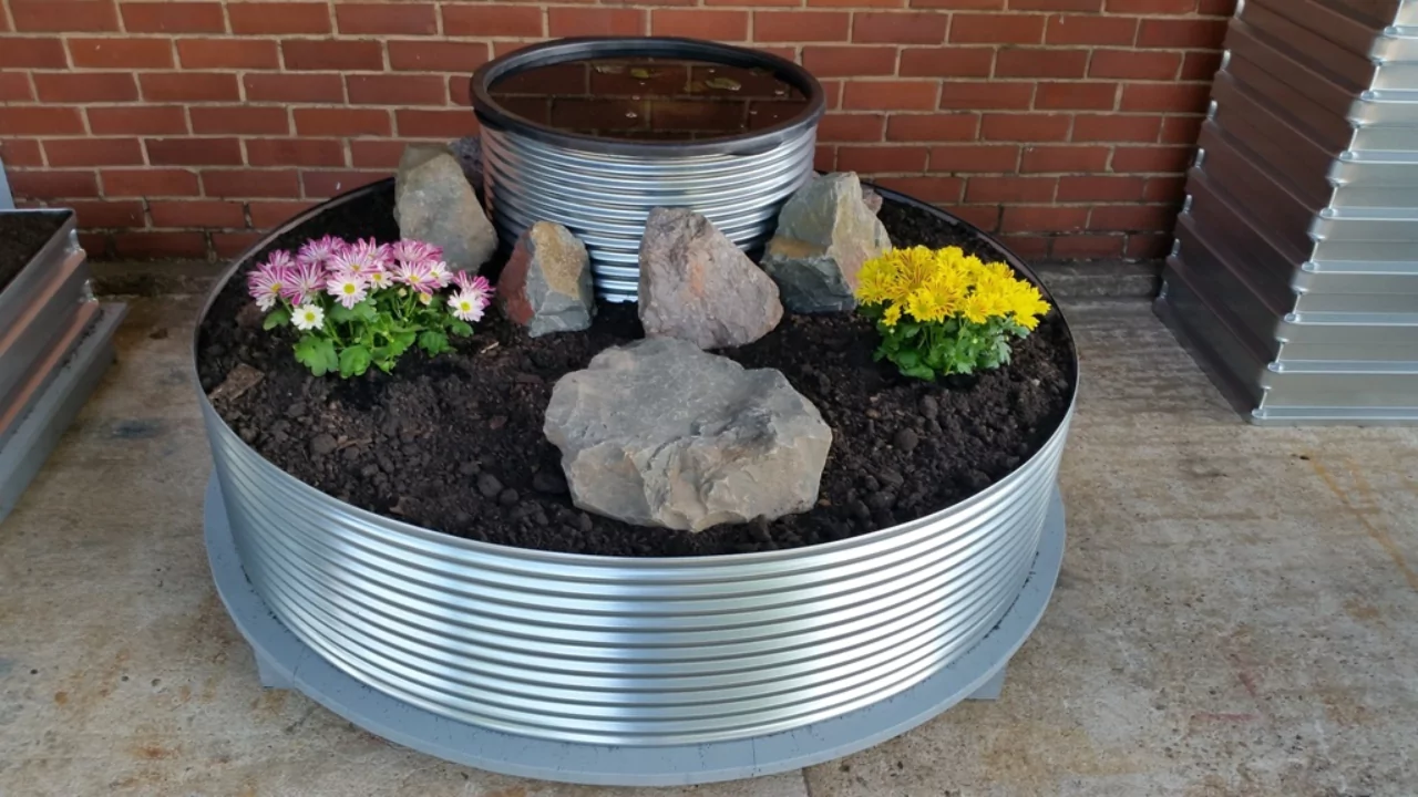 Round Corrugated Metal Planters (everything You Need to Know) 1 Features Of Round Corrugated Metal Planters