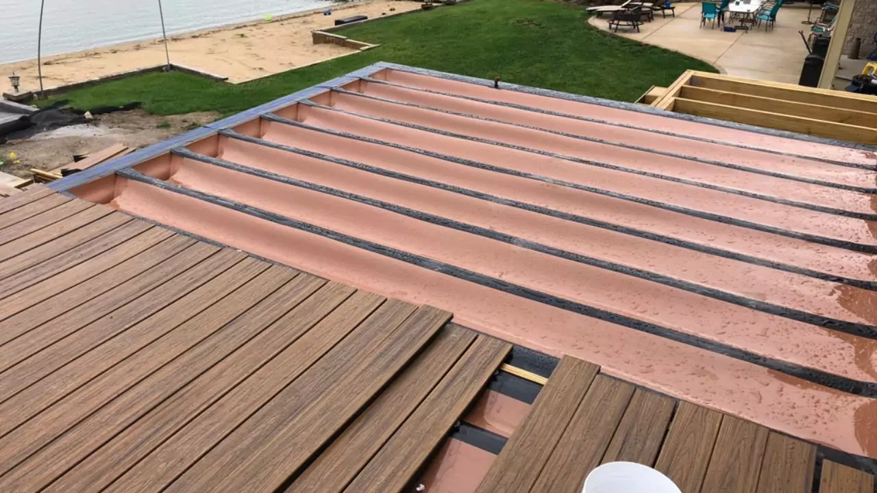 Improve composite deck drainage
