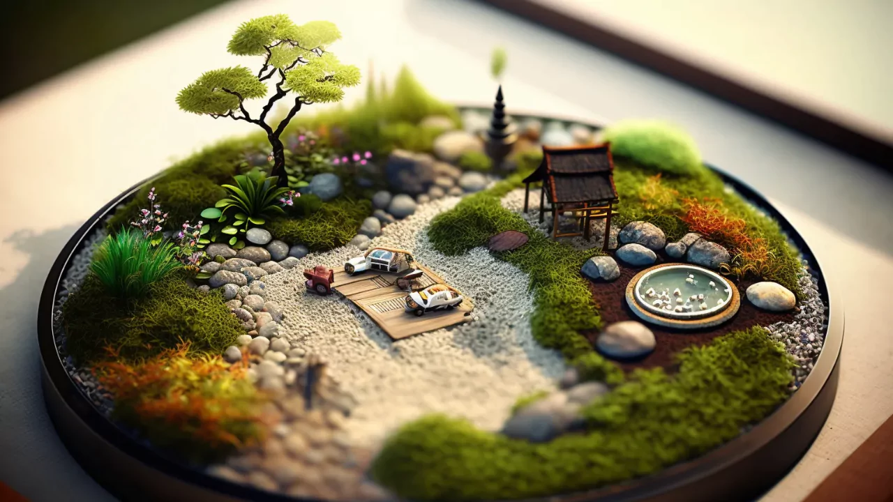 Japan Zen terrarium