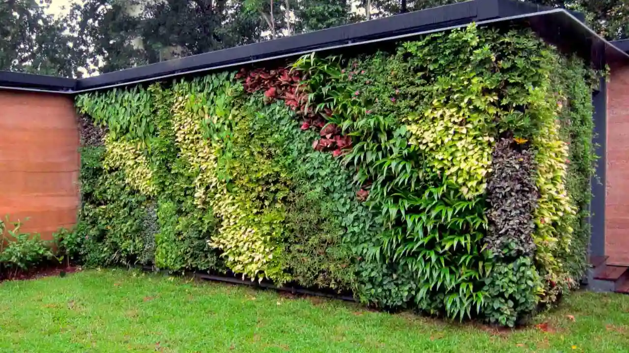 Living plant garden wall