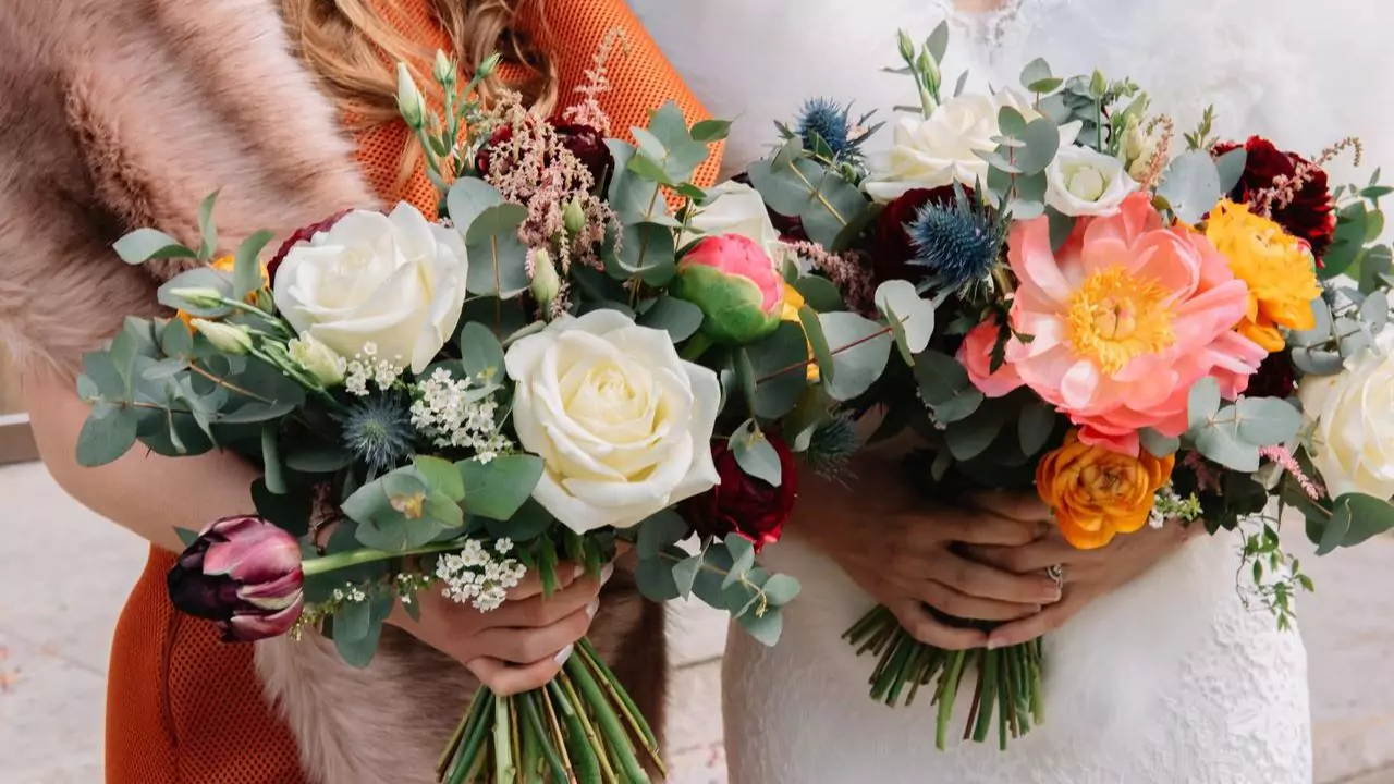 Can You Grow Your Own Wedding Bouquets? 2 Peony bouquet 1