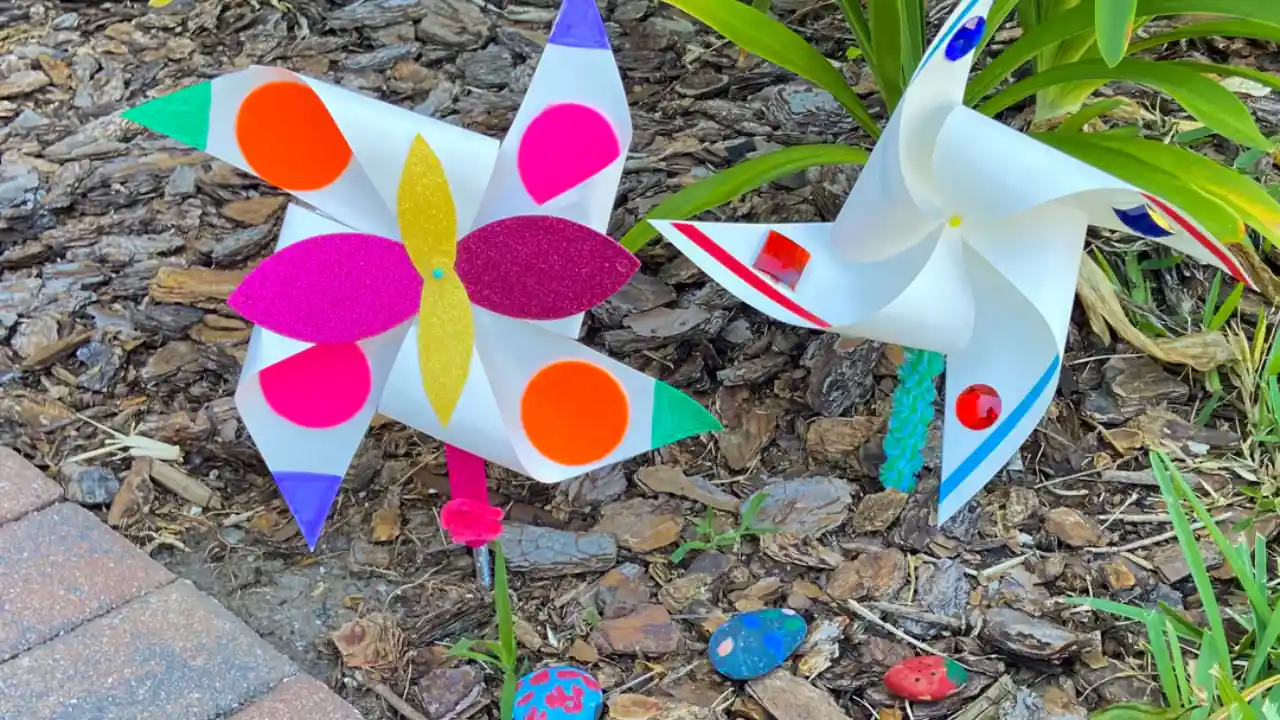 Use Miniature Windmills or Pinwheels