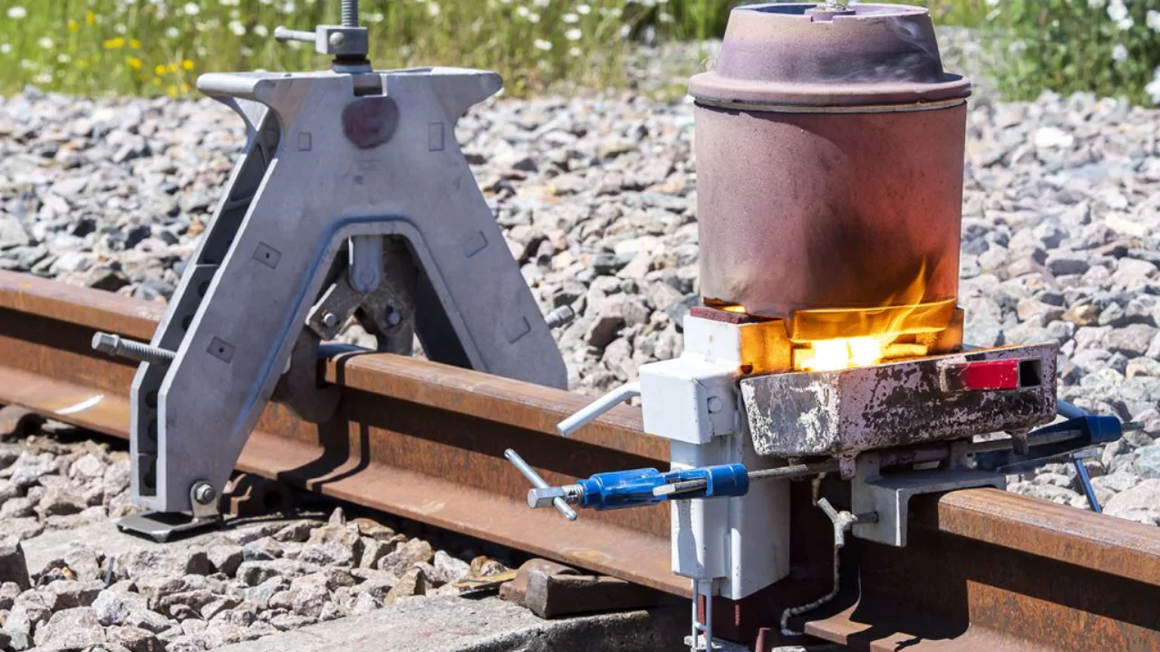 Welding backyard train tracks