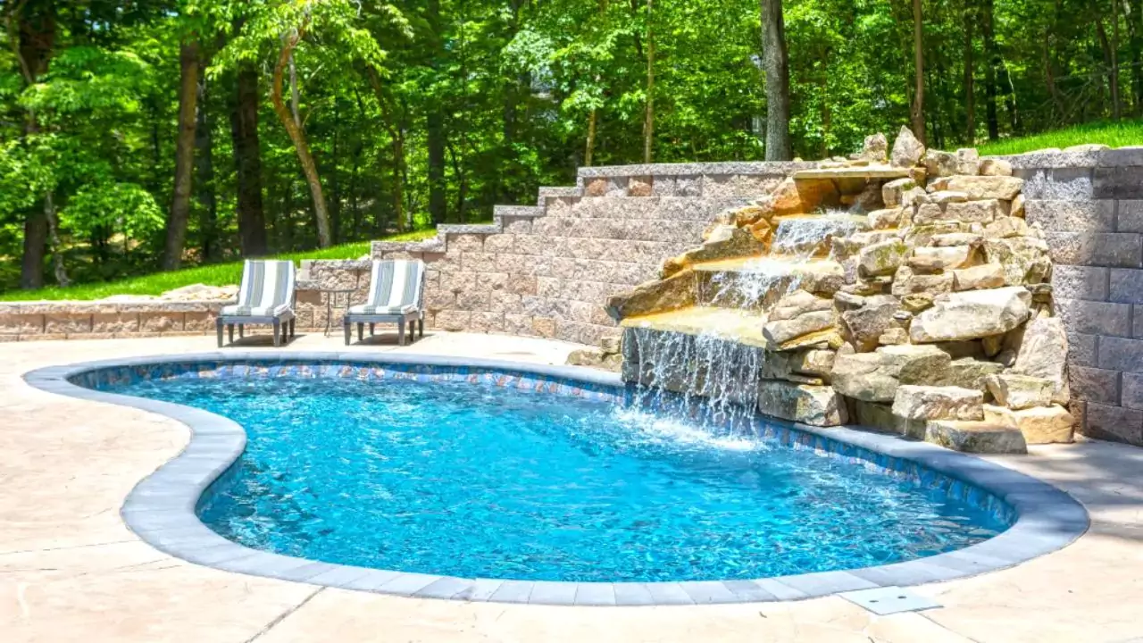 Backyard pool shape