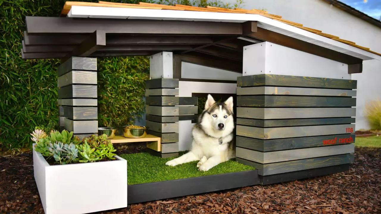 Deck dog house