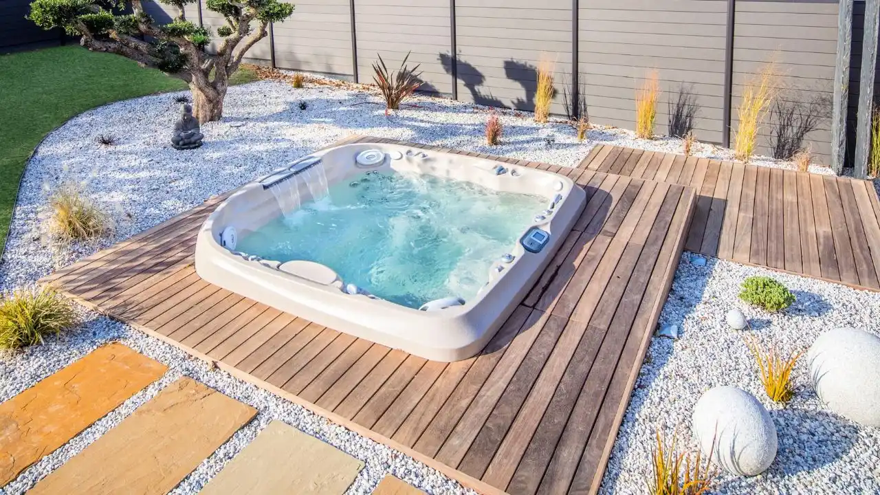 Best Place To Put A Hot Tub In Your Garden 1 Hot tub foundation