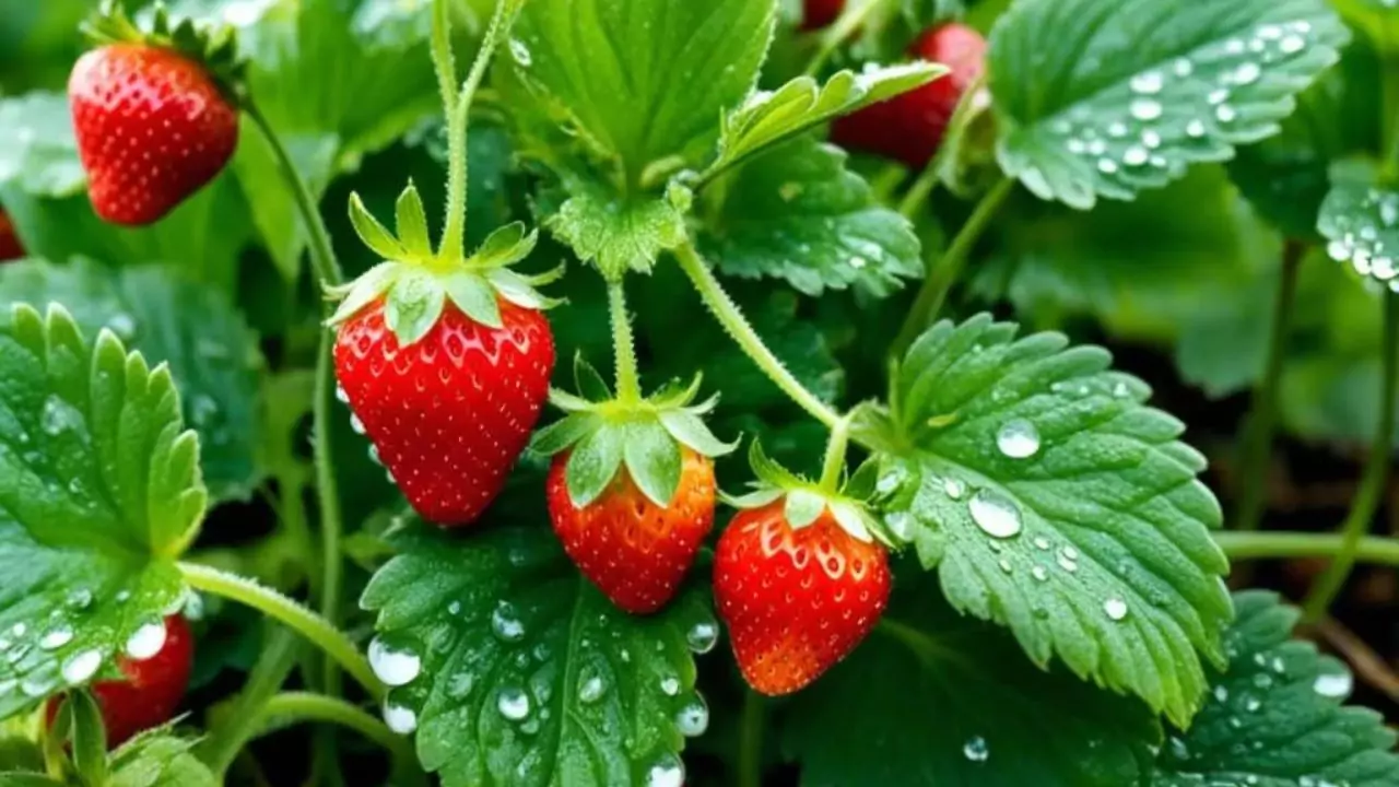 How Often Should You Water Strawberry Plants (Pots & Ground) 1 How to Water Strawberry Pants Right