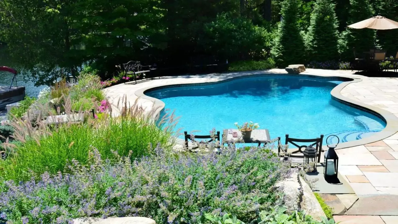 Medium backyard pool