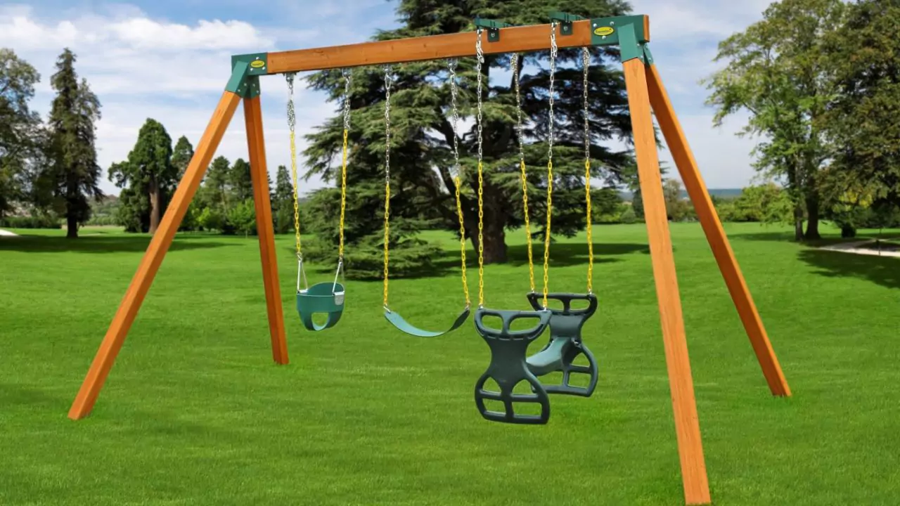 Replace metal parts on your wooden swing set