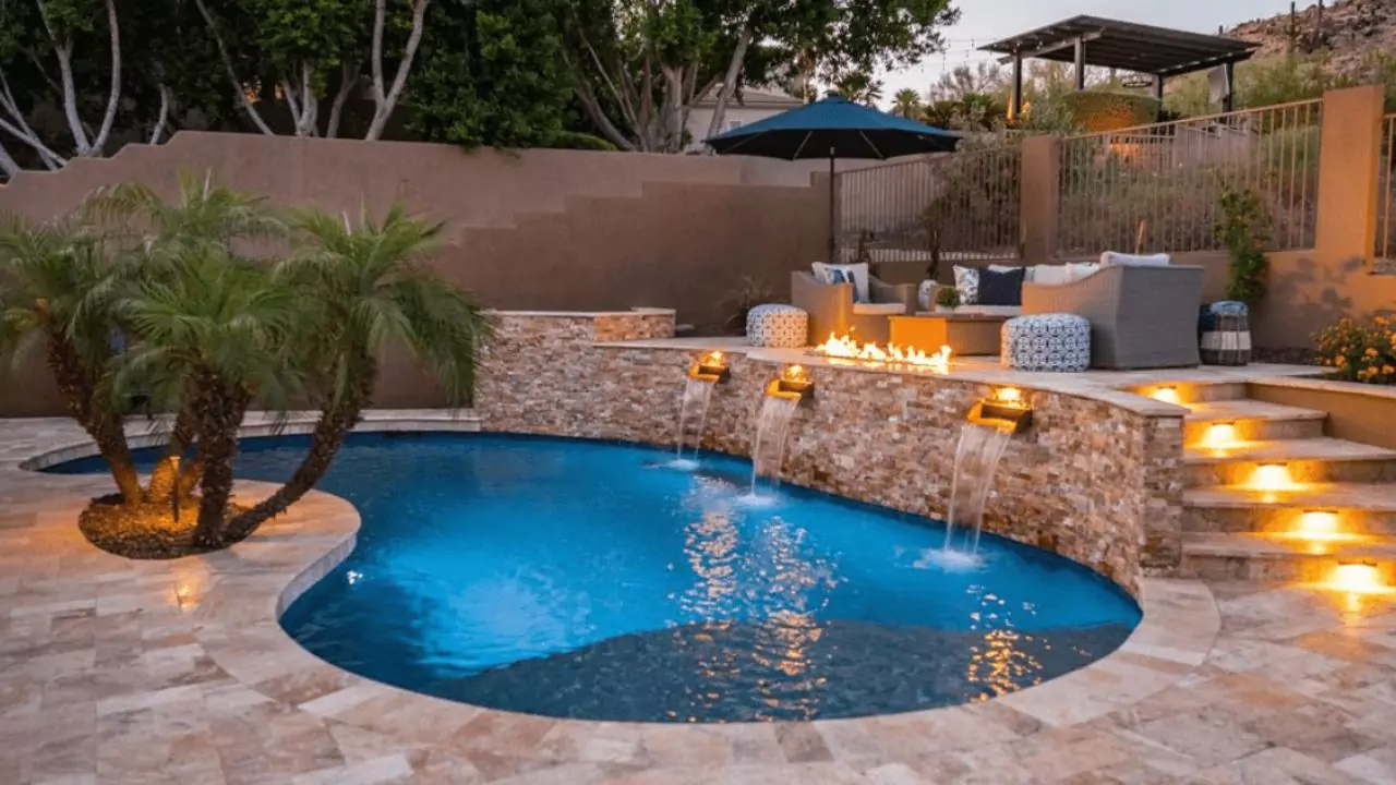 Small pool for backyard